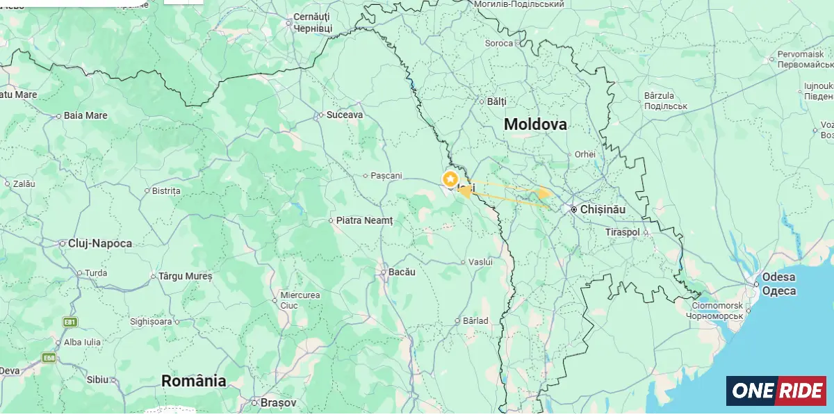 Inchirieri auto Iasi cu iesire in Republica Moldova - One Ride